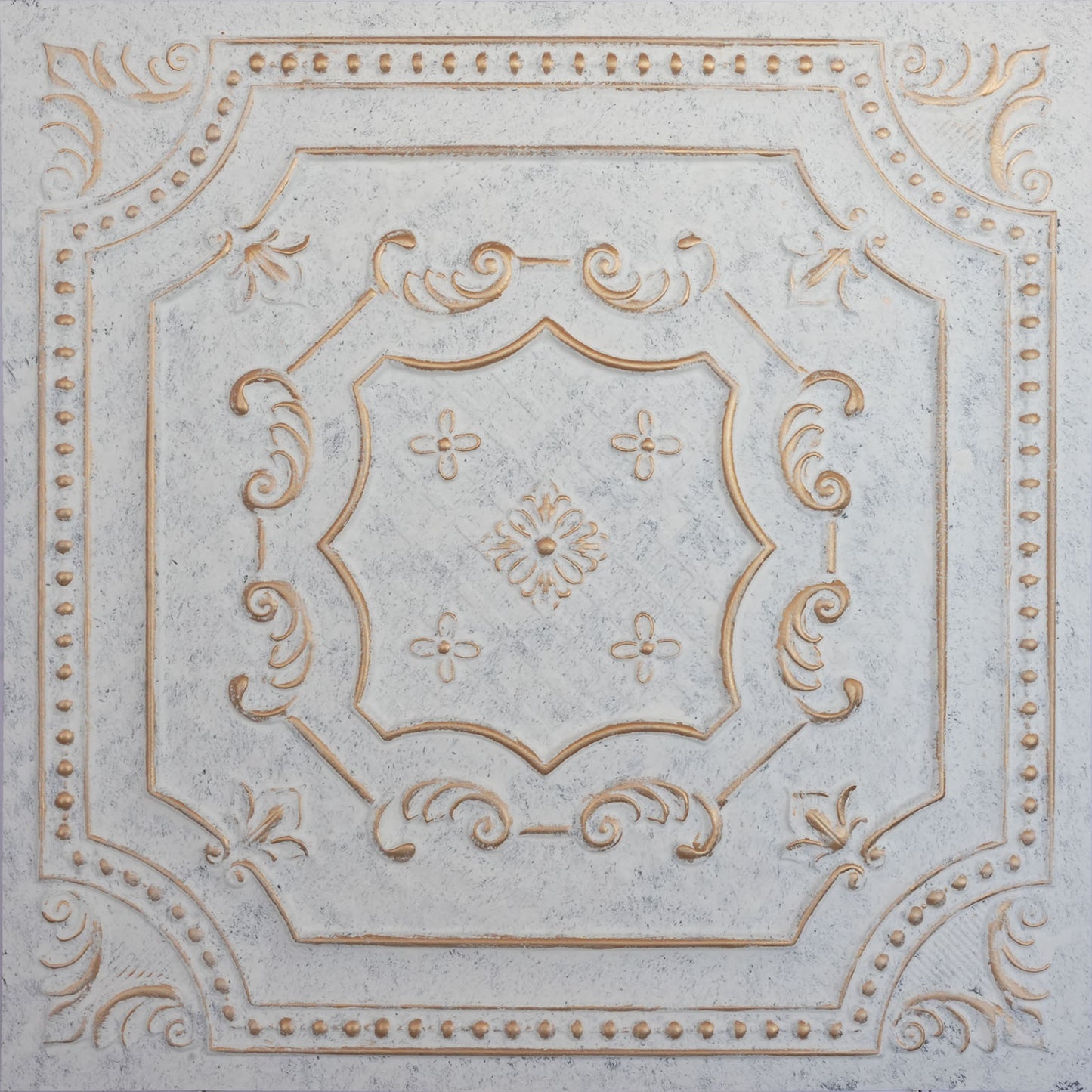 10Pcs Distressed Ceiling Tiles for Craft Studios, Retro Cafés and Industrial Design Rooms PL04