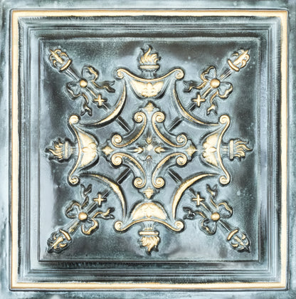 10Pcs Antique Ceiling Tiles for Premium Hotels, Mansions, Villas and Classic Dining Rooms PL07