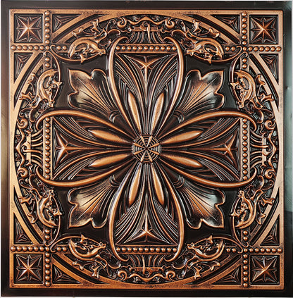 10Pcs  Vintage-Style Ceiling Tiles for Elegant Restaurants, Coffee Houses and Hospitality Spaces PL10