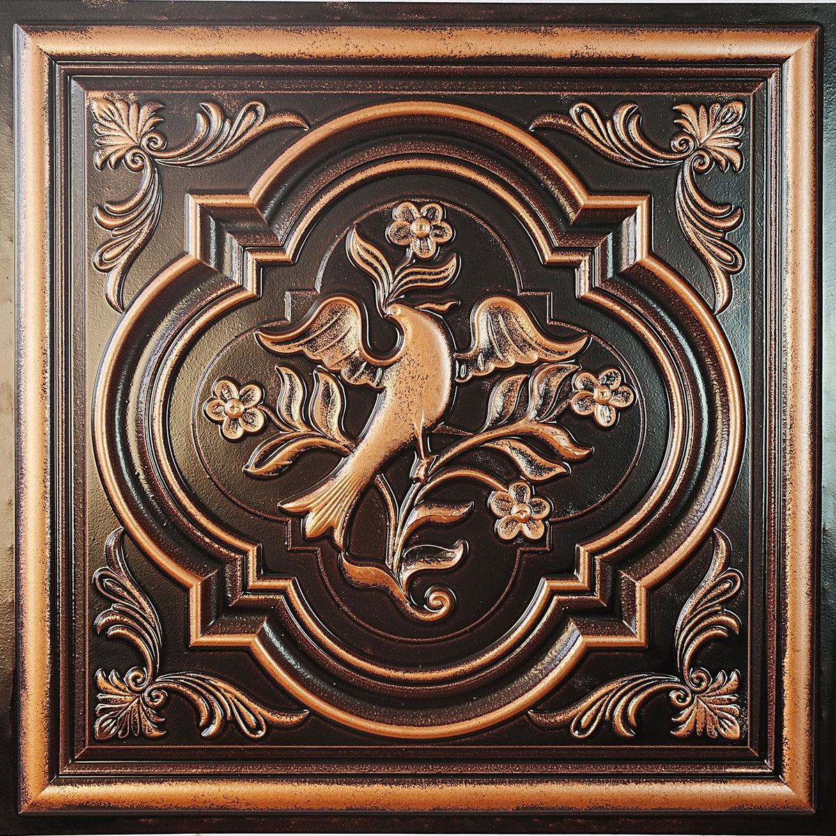 PAINTSDECOR PL39 Traditional copper ceiling tiles
