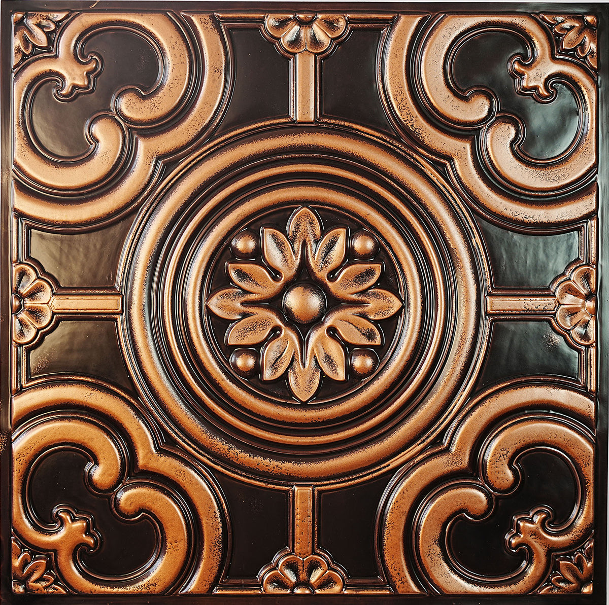 PAINTSDECOR PL50 Traditional copper ceiling tiles