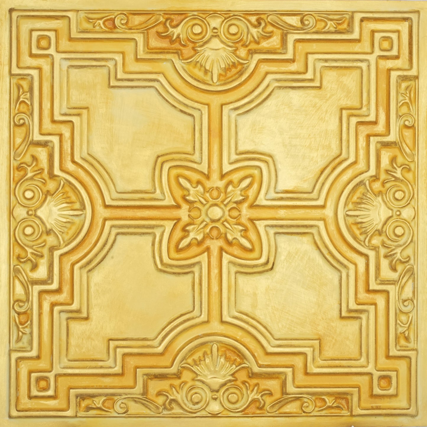 10tiles/lot Embossing Ceiling Tiles for Boutique Restaurants, Premium Lounges and Luxury Hotels PL16