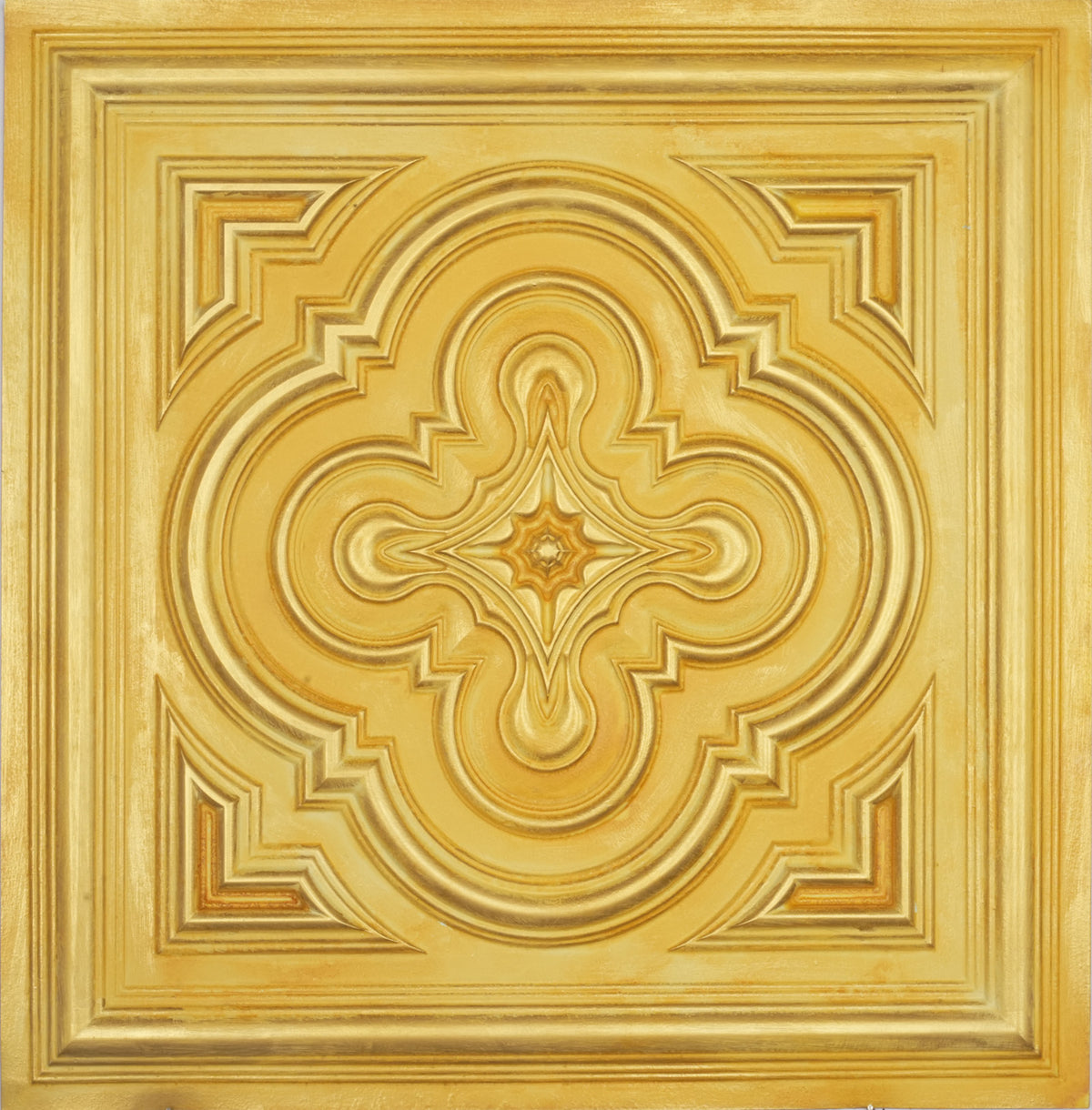 PAINTSDECOR PL36 Golden ceiling tiles
