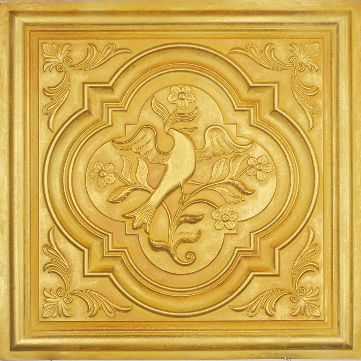 PAINTSDECOR PL39 Golden ceiling tiles