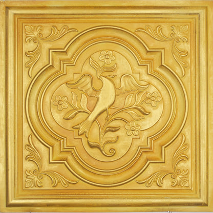 PAINTSDECOR PL39 Golden ceiling tiles