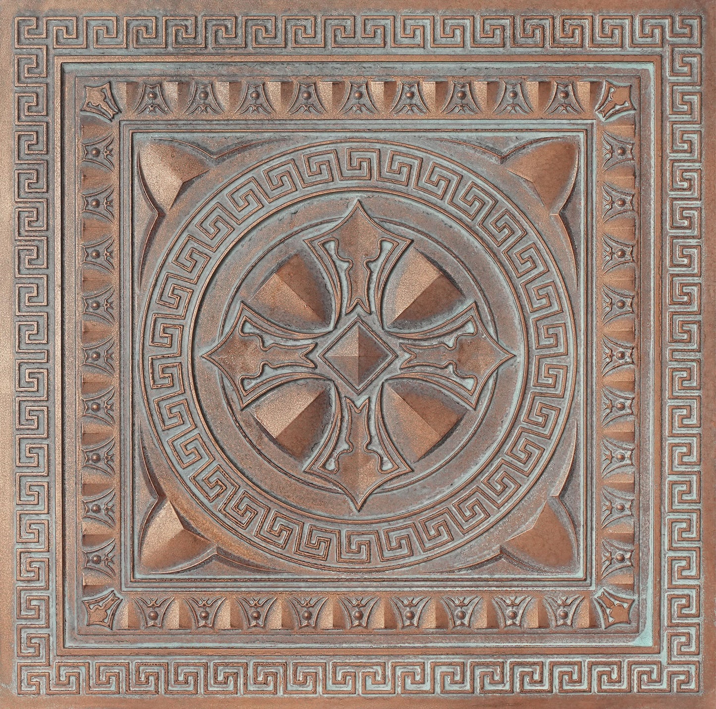 10pcs Retro-Style Tin Ceiling Tiles for Unique Restaurants, Bars and Boutique Stores PL01