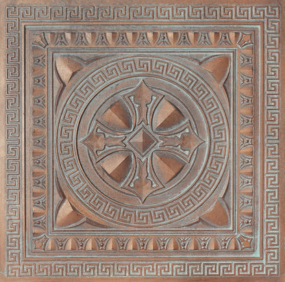 10pcs Retro-Style Tin Ceiling Tiles for Unique Restaurants, Bars and Boutique Stores PL01