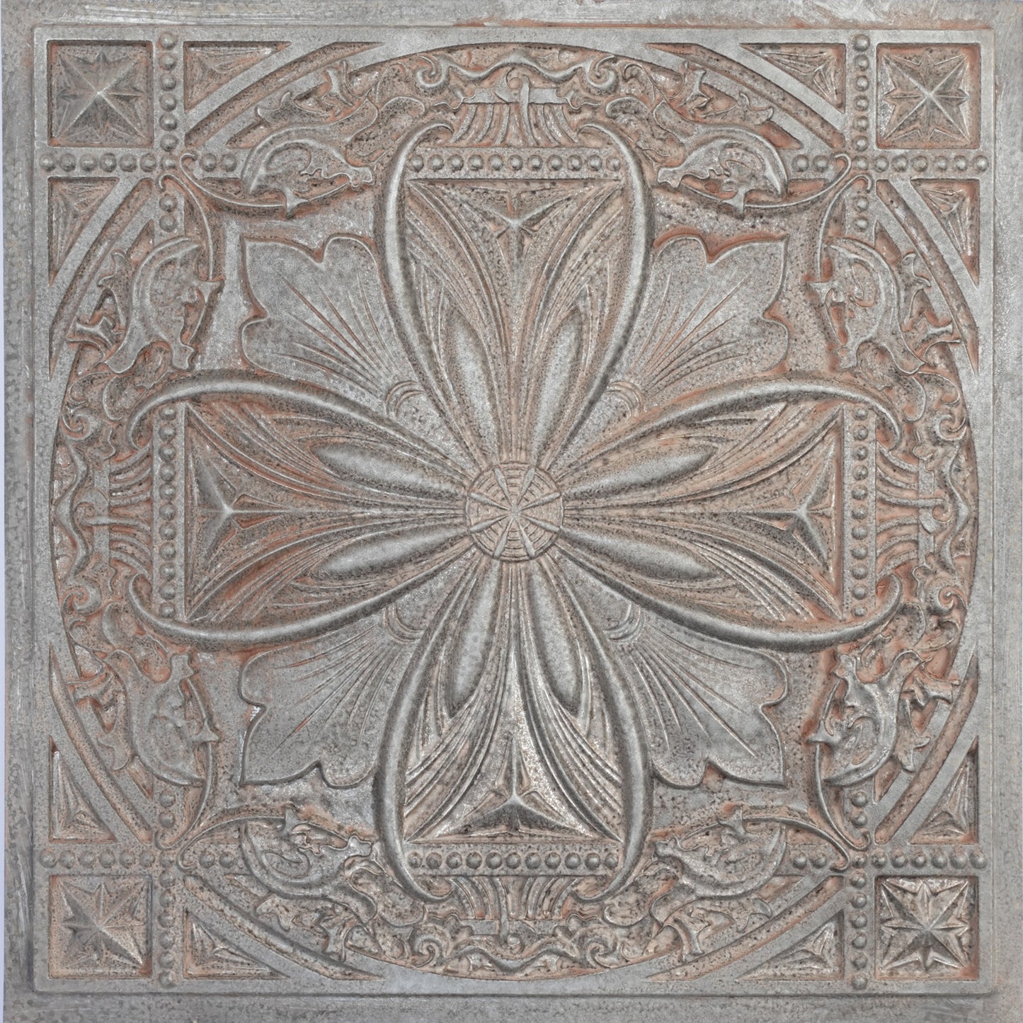 10Pcs 3D Faux Metal Ceiling Tiles for Stylish Bars, Clubs and Trendy Restaurants PL10