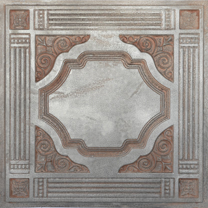 10tiles/lot DIY Faux Metal Ceiling Tile Panels for Café Bars, Studios and Artistic Interiors PL65