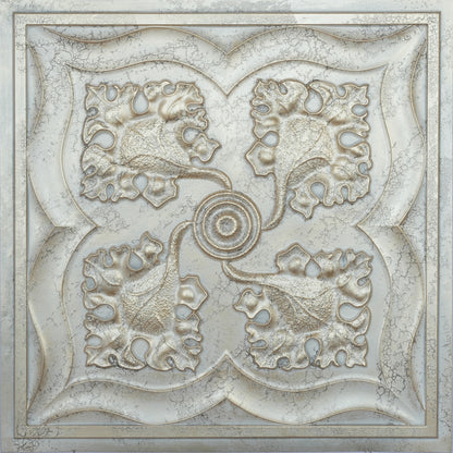 10tiles/lot Distressed Faux Tin Ceiling Tiles for Industrial Cafés, Craft Workshops and Retro Interiors PL64