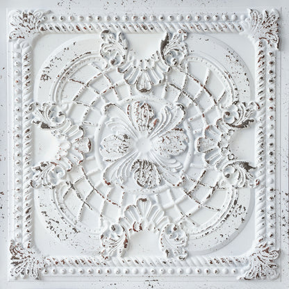 10tiles/lot Distressed Faux Tin Ceiling Tiles for Industrial Cafés, Craft Workshops and Retro Interiors PL31