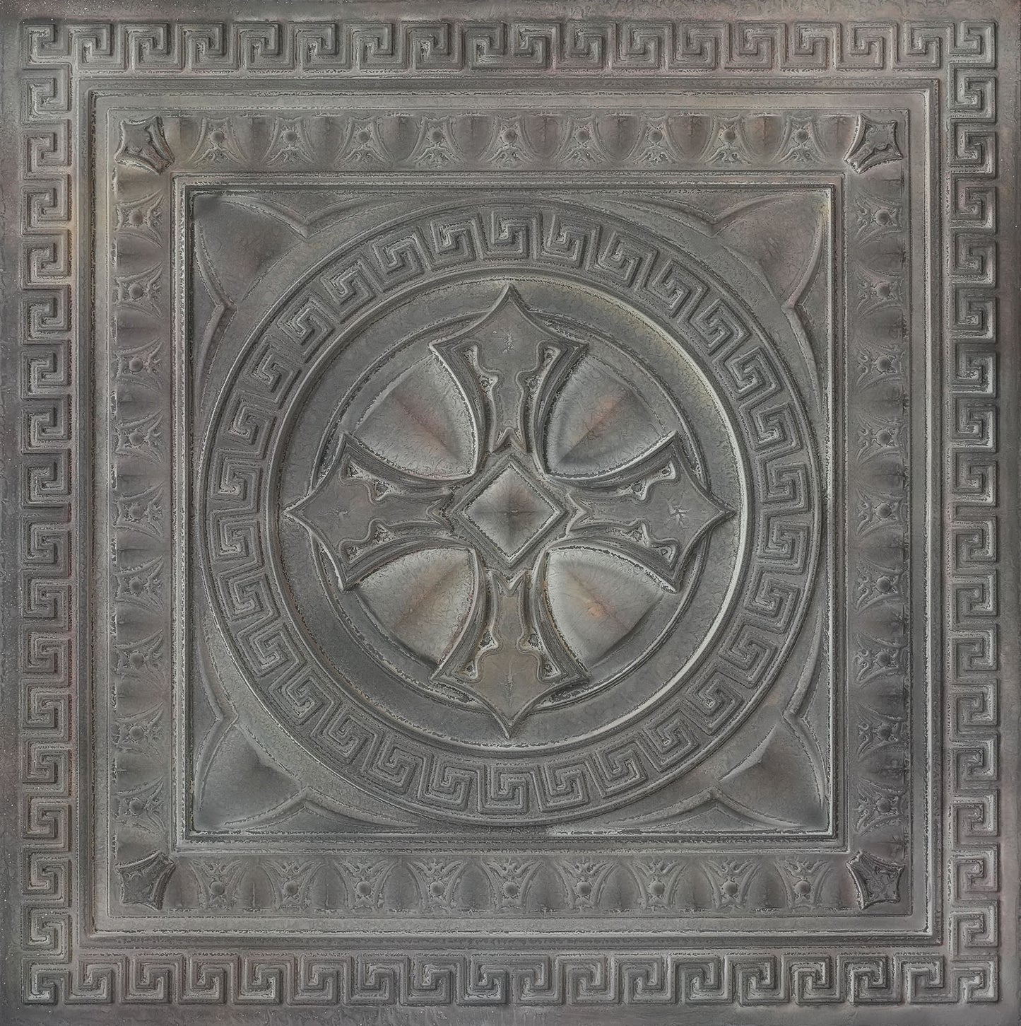 10pcs Retro-Style Tin Ceiling Tiles for Unique Restaurants, Bars and Boutique Stores PL01