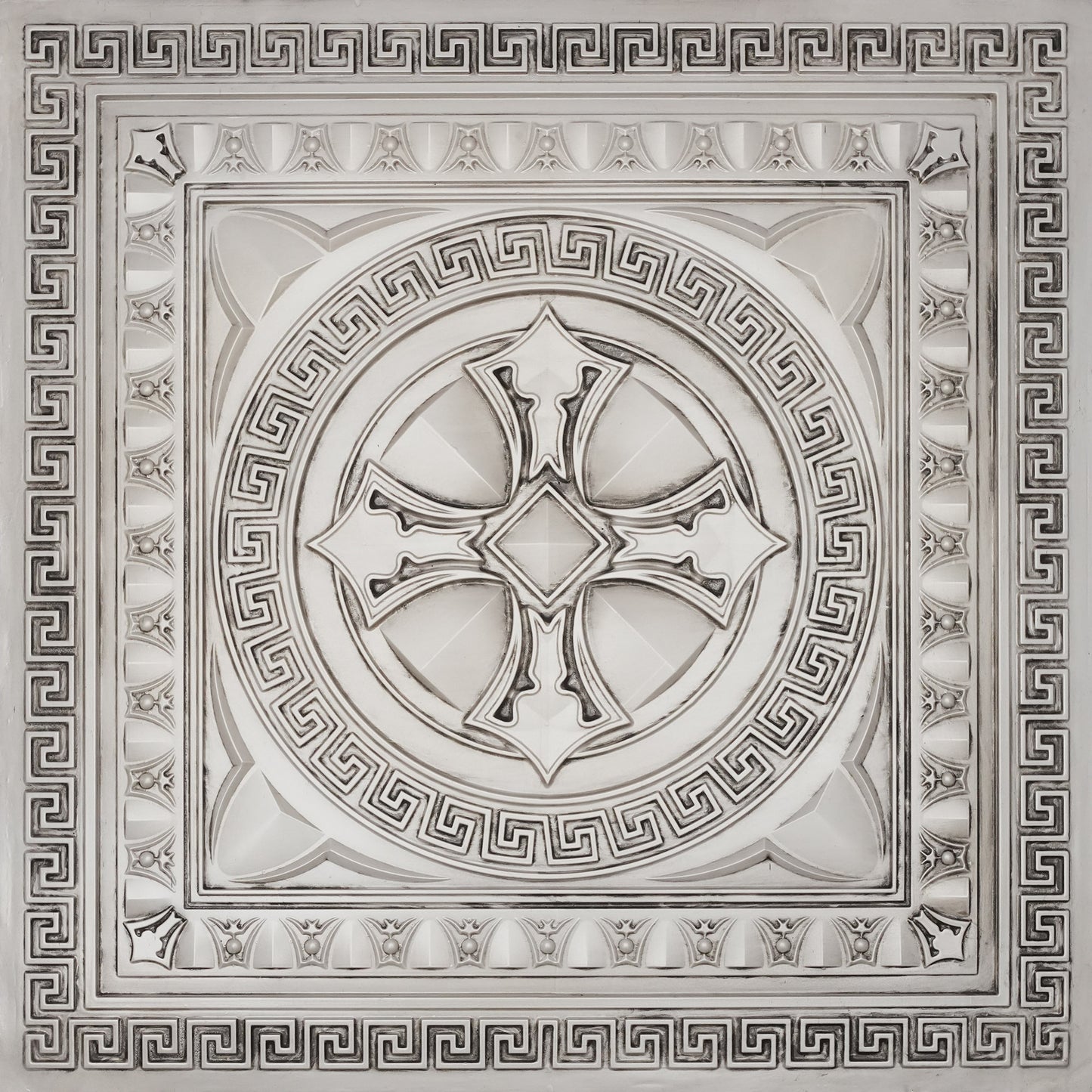 PAINTSDECOR PL01 Aged White ceiling tile PL01 AW.jpg