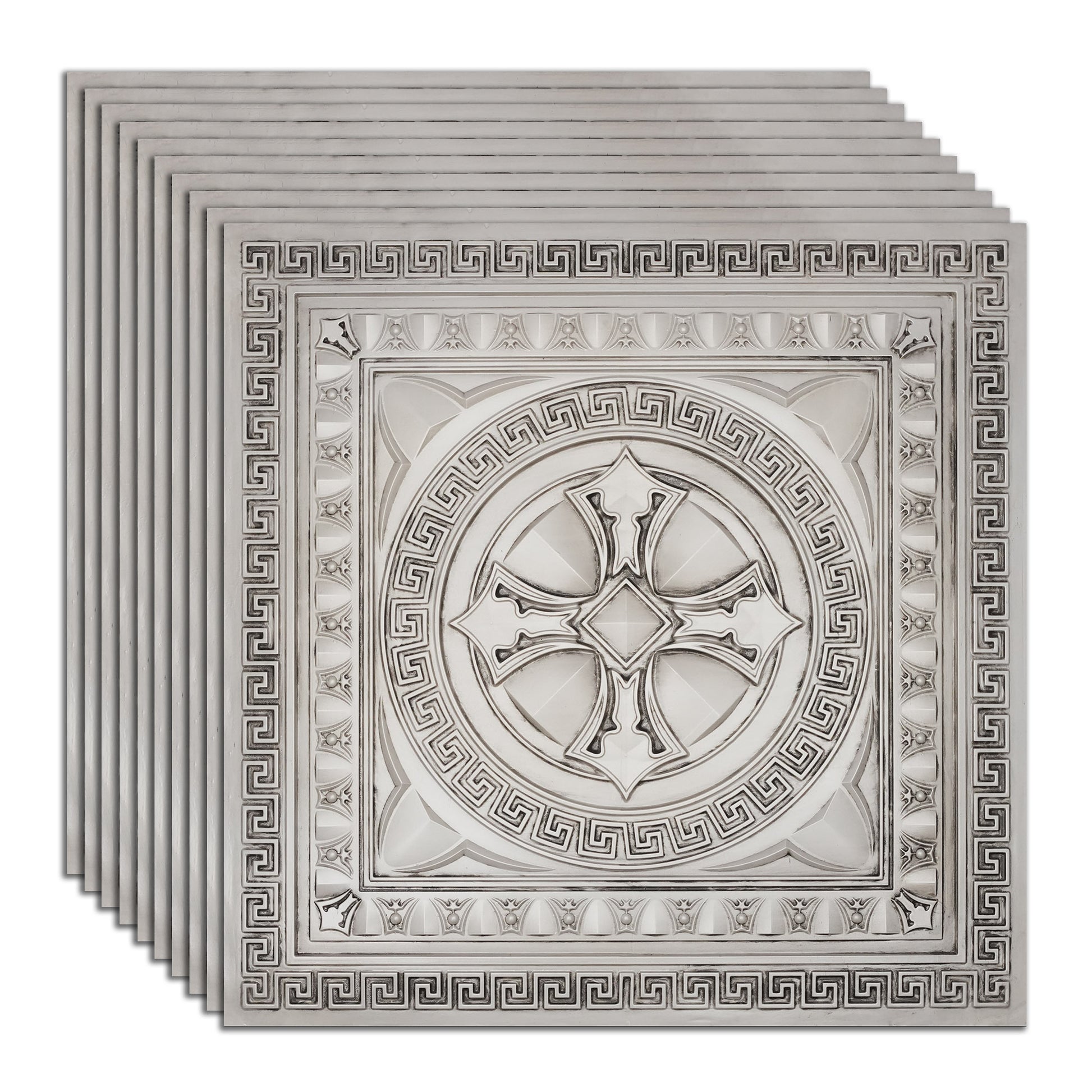 PAINTSDECOR PL01 Aged White ceiling tiles