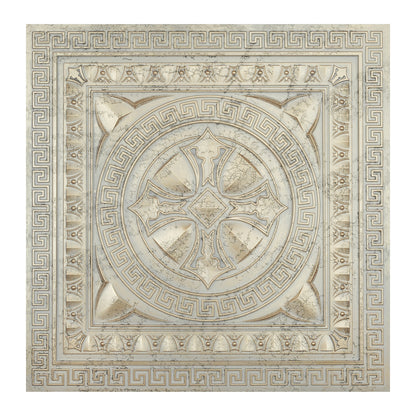 10Pcs Pressed Faux Tin Ceiling Tiles for Heritage Bars, Vintage Restaurants and Boutique Hotels PL01