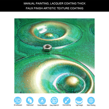 10tiles/lot DIY Faux Metal Ceiling Tile Panels for Café Bars, Studios and Artistic Interiors PLM102