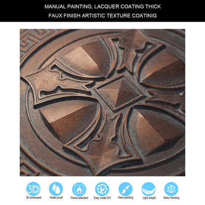 10pcs Retro-Style Tin Ceiling Tiles for Unique Restaurants, Bars and Boutique Stores PL01