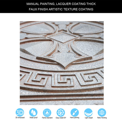 10pcs Retro-Style Tin Ceiling Tiles for Unique Restaurants, Bars and Boutique Stores PL01