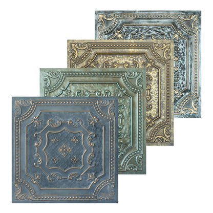 10Pcs Village-Style Ceiling Tiles for Country Restaurants, Coffee Shops and Charming Inns PL04