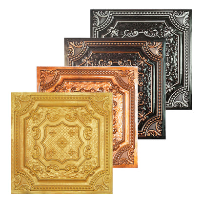 10Pcs Art Ceiling Tiles for Stylish Living Rooms, Museums and Elegant Hotel Interiors PL04
