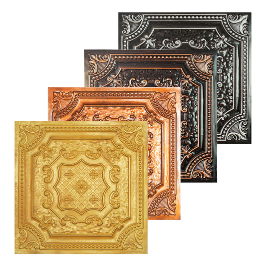 10Pcs Art Ceiling Tiles for Stylish Living Rooms, Museums and Elegant Hotel Interiors PL04