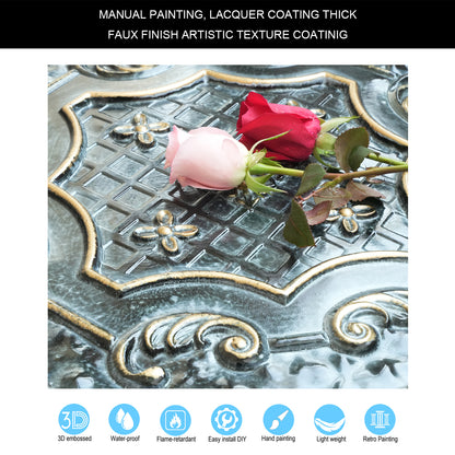 10Pcs Village-Style Ceiling Tiles for Country Restaurants, Coffee Shops and Charming Inns PL04