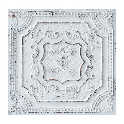 10Pcs Distressed Ceiling Tiles for Craft Studios, Retro Cafés and Industrial Design Rooms PL04