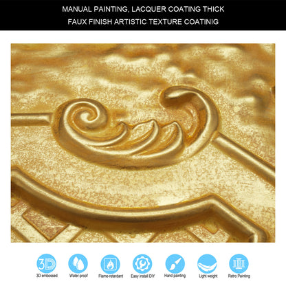 10Pcs Art Ceiling Tiles for Stylish Living Rooms, Museums and Elegant Hotel Interiors PL04