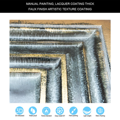 10Pcs Faux Metal Ceiling Tiles for Bars, Cafés, Lounges and Contemporary Interiors PL05