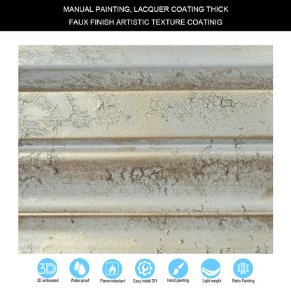 10Pcs 3D Decorative Ceiling Tiles for Trendy Restaurants, Bars and Creative Cafés PL05