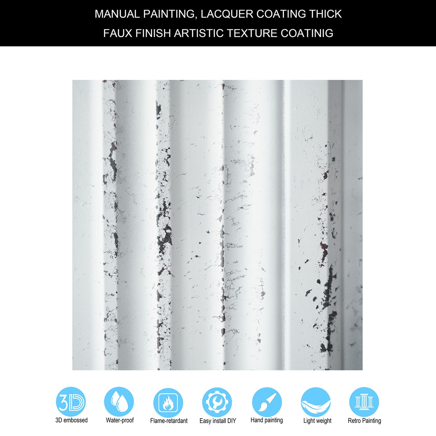 10Pcs 3D Decorative Ceiling Tiles for Trendy Restaurants, Bars and Creative Cafés PL05