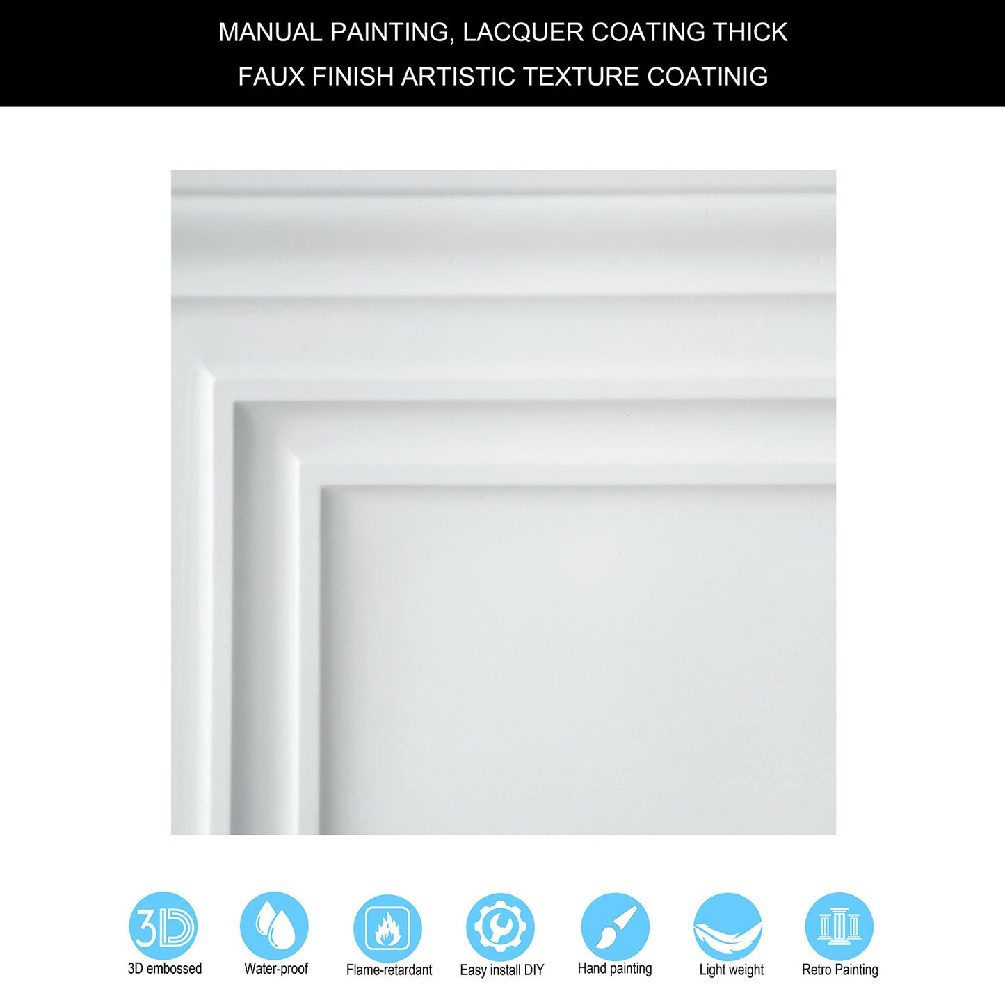 10Pcs 3D Decorative Ceiling Tiles for Trendy Restaurants, Bars and Creative Cafés PL05