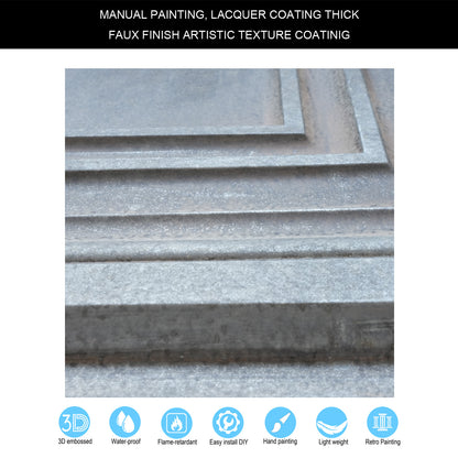 10Pcs Vintage Ceiling Tiles for Wine Cellars, Old-World Restaurants and Artistic Rooms PL05