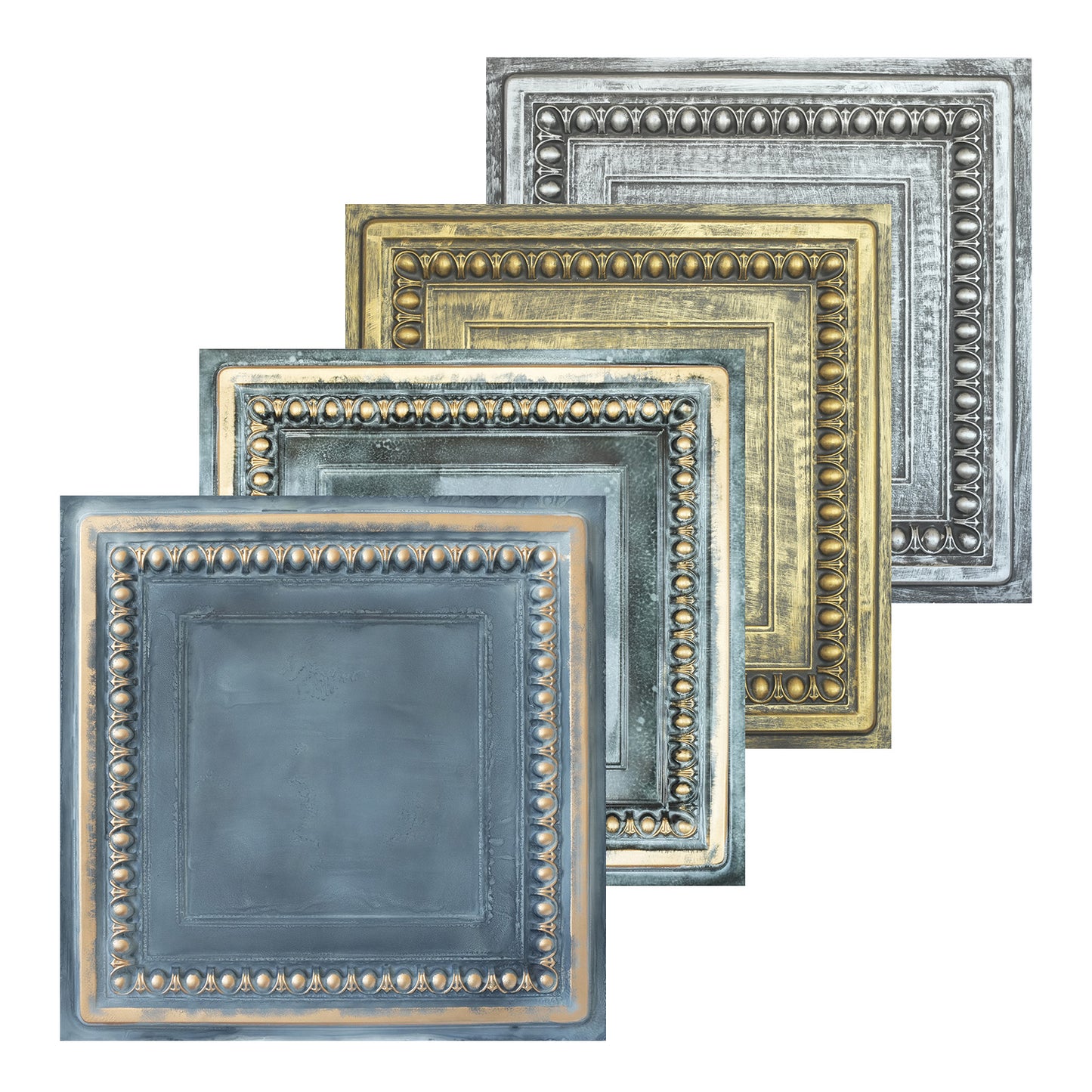 10Pcs 3D Decorative Ceiling Tiles for Trendy Restaurants, Bars and Creative Cafés PL06