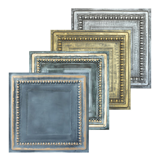 10Pcs Decorative Textured 24x24 PVC Boards, Stylish Upgrade for Hallways, Reception Areas, Meeting Rooms and Office Lobbies PL06