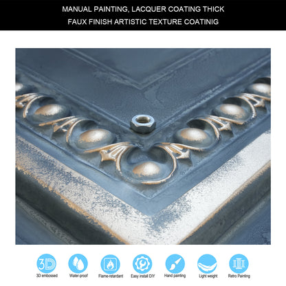 10Pcs 3D Decorative Ceiling Tiles for Trendy Restaurants, Bars and Creative Cafés PL06