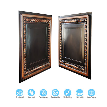 10Pcs Faux Tin Drop-In Tiles for Premium Restaurants, Meeting Rooms and Hotel Lobbies PL06