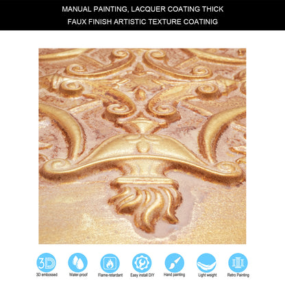 10Pcs Embossing Ceiling Tiles for Boutique Restaurants, Premium Lounges and Luxury Hotels PL07