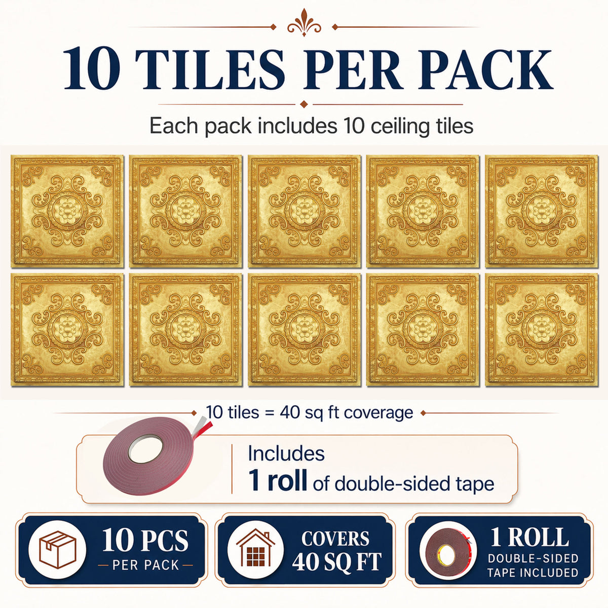 PAINTSDECOR PL08 Golden