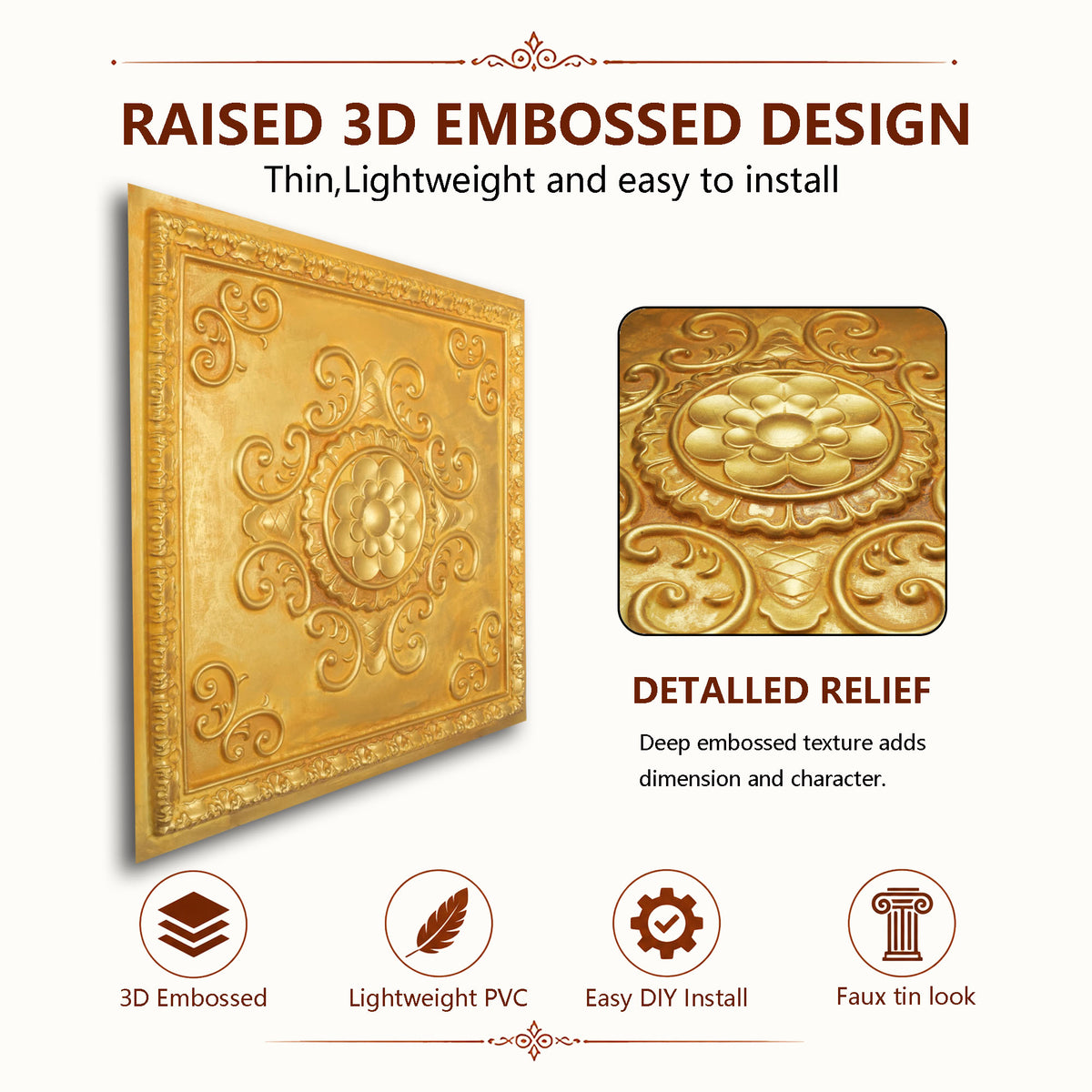 PAINTSDECOR PL08 Golden