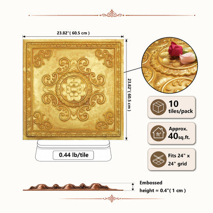 PAINTSDECOR PL08 Golden