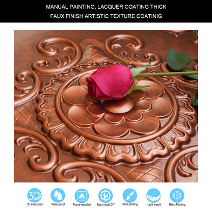 10Pcs Faux Tin Ceiling Tiles for Bars, Wine Rooms, Lounges and Modern Hospitality Spaces PL08