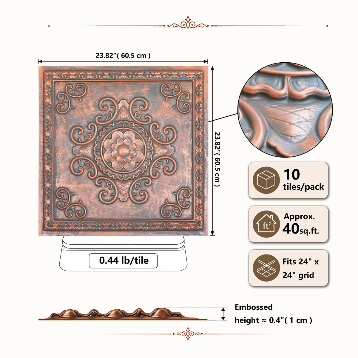 PAINTSDECOR PL08 Rustic copper