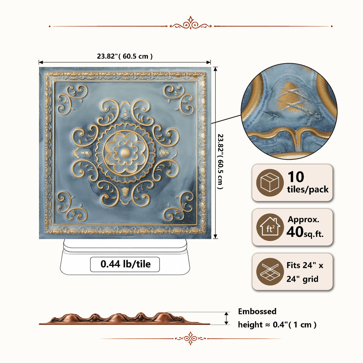 PAINTSDECOR PL08 Smoked gold