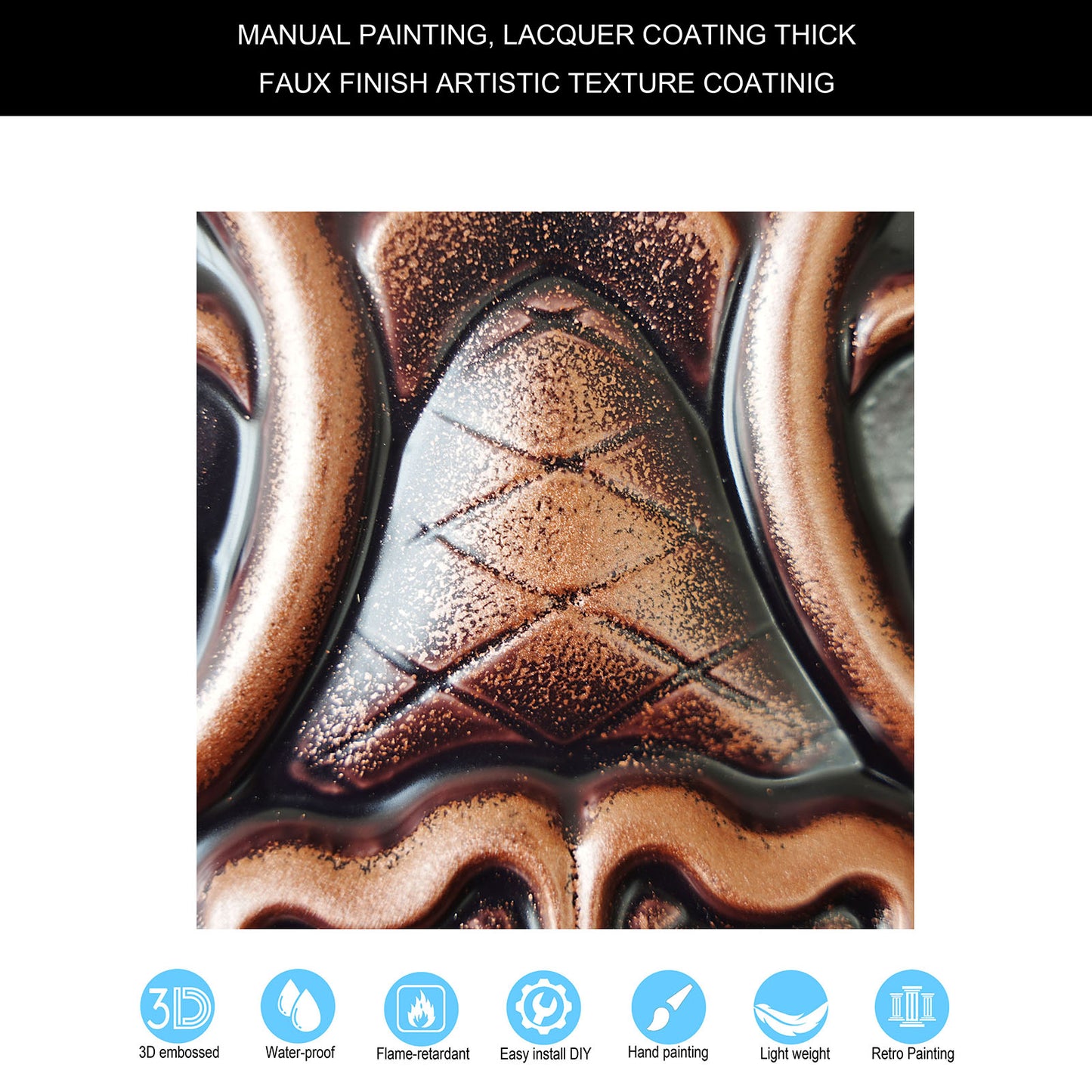 10Pcs PVC Ceiling Tiles for Salons, Spas, Massage Rooms and Comfortable Interiors PL08