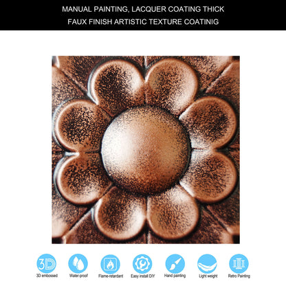 10Pcs PVC Ceiling Tiles for Salons, Spas, Massage Rooms and Comfortable Interiors PL08