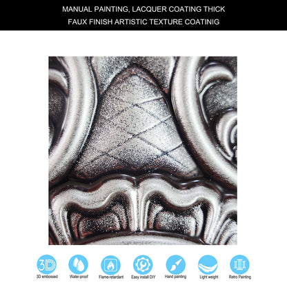 10Pcs PVC Ceiling Tiles for Salons, Spas, Massage Rooms and Comfortable Interiors PL08