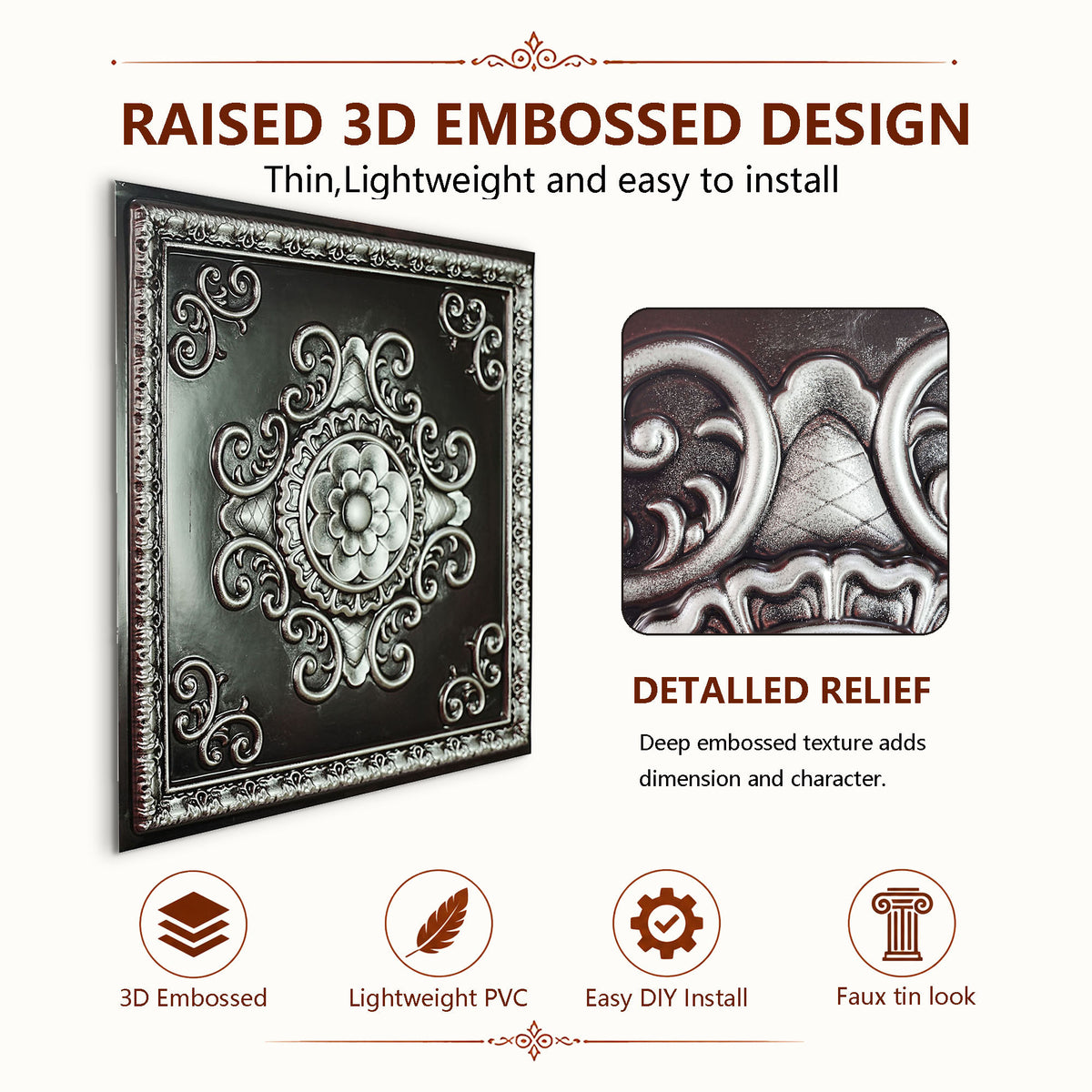 PAINTSDECOR PL08 Traditional silver