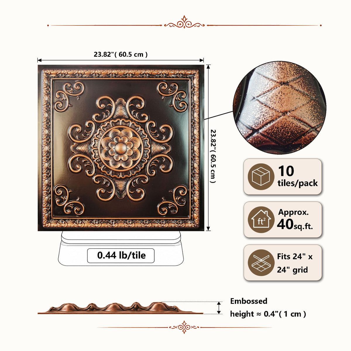 PAINTSDECOR PL08 Tradtional copper