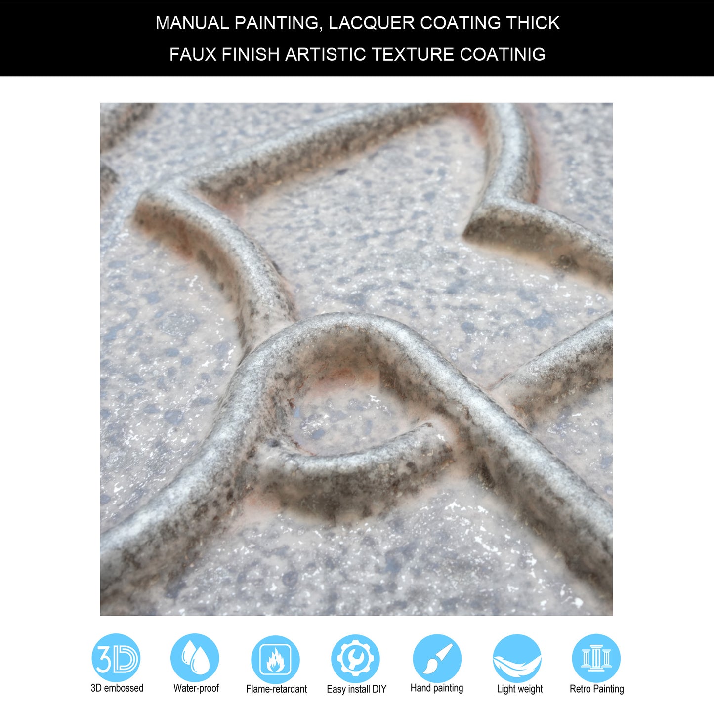 10Pcs Aged Decorative Ceiling Panels for Rustic Inns, Guesthouses and Boutique Hotels PL09